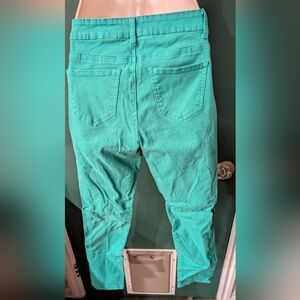 Stylish Green Skinny Women's Jeans